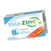 Vista-Zinc + D3 50 + 10 Comprimés GRATUIT 60 comprimés