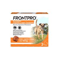 FRONTPRO® Kauwtabletten Hond 4-10 kg 3 kauwtabletten