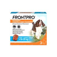 FRONTPRO® Kauwtabletten Hond 10-25 kg 3 kauwtabletten