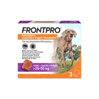 FRONTPRO® Kauwtabletten Hond 25-50 kg 3 kauwtabletten