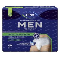 TENA Men Premium Fit Protective Underwear Maxi Small - Medium 798308 12 pièces