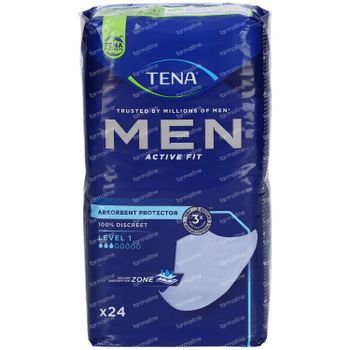 TENA Men Active Fit Absorbent Protector Level 1 750651 24 slips