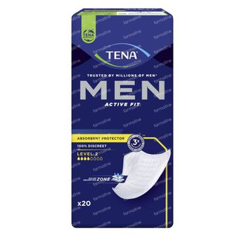 TENA Men Active Fit Absorbent Protector Level 2 750776 20 pièces