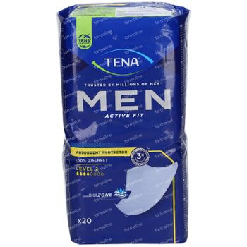 TENA Men Active Fit Absorbent Protector Level 2 750776 20 slips