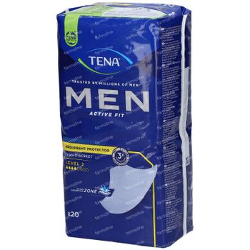 TENA Men Active Fit Absorbent Protector Level 2 750776 20 pièces
