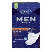 TENA Men Active Fit Absorbent Protector Level 3 750830 16 slips