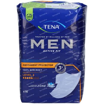 TENA Men Active Fit Absorbent Protector Level 3 750830 16 stuks