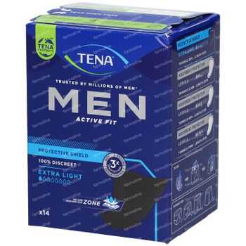 TENA Men Protective Shield Extra Light 750403 14 inlegkruisjes