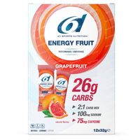 6D Sports Nutrition Energy Fruit Pamplemousse 12x32 g barre