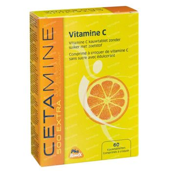 Cetamine 500 Extra Vitamine C 60 kauwtabletten