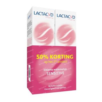Lactacyd® Pharma Soin Intime Lavant Peaux Sensibles DUO Prix Réduit 2x250 ml savon