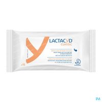 Lactacyd® Classic Lingettes Intimes Nettoyantes 15 lingettes