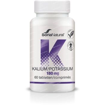 Soria Natural® Kalium - Potassium 180 mg 60 tabletten