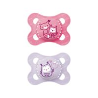 MAM Fopspeen Original Pure Siliconen - 0-6 maanden - Girl | 100% duurzame fopspeen MAM