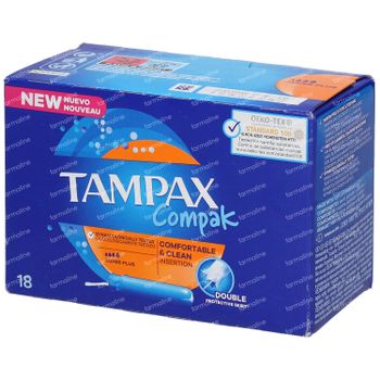 Tampax Compak Super Plus Nieuw Model 18 tampons