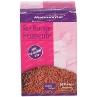 Mannavital Gefermenteerde Rode Rijst + Q10 60 capsules hier bestellen | FARMALINE.be
