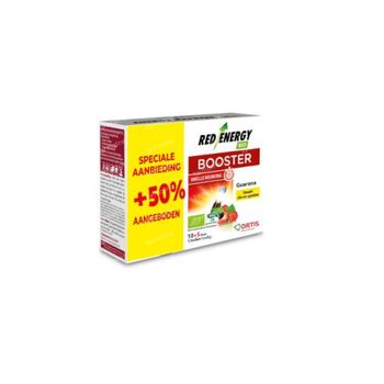 Ortis Red Energy + 5 Shots GRATIS 15 ampoules