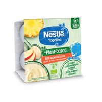 Nestlé Yogolino Plant-Based Ananas - Appel Bio 4x90 g snack