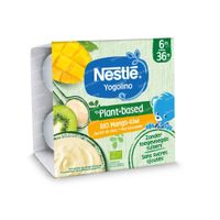 Nestlé® Yogolino Plant-Based Mango - Kiwi Bio 4x90 g snack