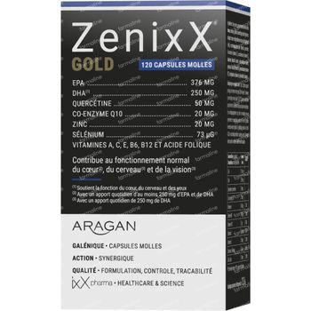ZenixX Gold Nouvelle Formule 120 capsules