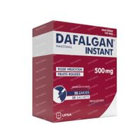 Dafalgan® Instant 500 mg Rode Vruchten 20 zakjes