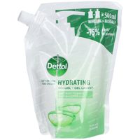 Dettol Hydrating Wasgel Antibacterieel Aloë Vera Navulling 500 ml wasgel