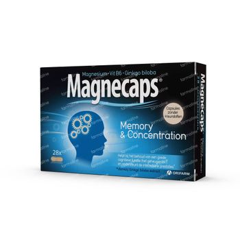 Magnecaps Memory & Concentration Nieuwe Formule 28 capsules