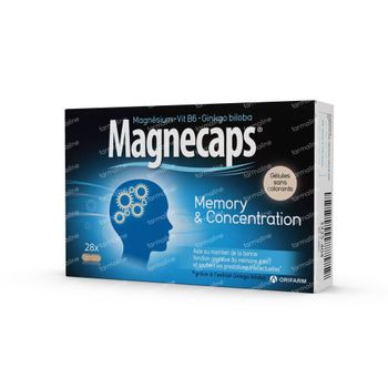 Magnecaps Memory & Concentration Nouvelle Formule 28 capsules