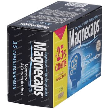 Magnecaps Memory & Concentration + 7 Capsules GRATIS 35 capsules