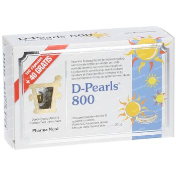 Pharma Nord D-Pearls 800 + 40 Capsules GRATUITES 200 capsules