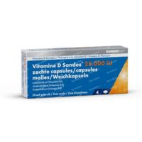 Vitamine D Sandoz® 25.000 IU 4 capsules