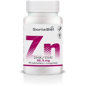 Soria Natural® Zink 22,5 mg 90 tabletten