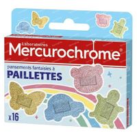 Mercurochrome® Pansements Paillettes 16 pansements
