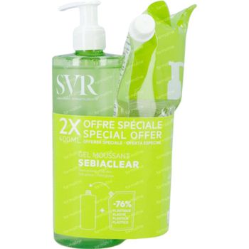 SVR Sebiaclear Gel Reiniger + Refill 1 set