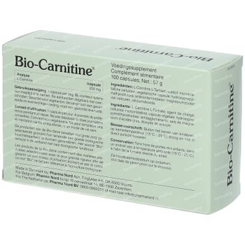 Pharma Nord Bio-Carnitine® 100 capsules
