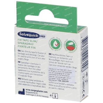 Salvequick® Med Fix Tape Refill 1,25 cm x 5 m 1 pleister