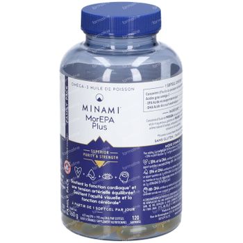 Minami® MorEPA Plus 120 softgels