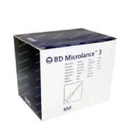 BD Microlance™ 3 Naalden 18G 1,5" RB Thinwall 100 naalden