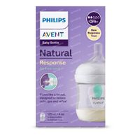 Philips Avent Natural Response Airfree-Ventiel Zuigfles SCY670/01 125 ml zuigfles(sen)