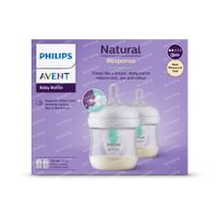 Philips Avent Natural Response Airfree-Ventiel Zuigfles DUO SCY670/02 2x125 ml