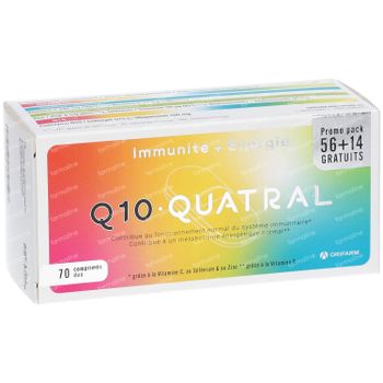 Q10 Quatral + 14 Tabletten GRATIS 56+14 tabletten