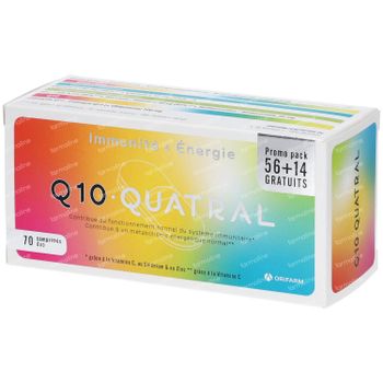 Q10 Quatral + 14 Comprimés GRATUITS 56+14 comprimés