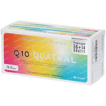 Q10 Quatral + 14 Tabletten GRATIS 56+14 tabletten