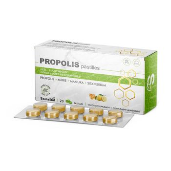 SoriaBel Propolis Pastilles 20 zuigtabletten