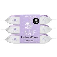 Naïf Baby & Kids Lotion Wipes 3x54 lingettes