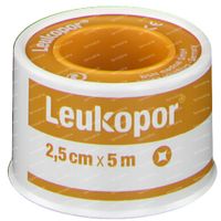 Image of Leukopor Hechtpleister 5 m x 2.50 cm 1 stuks