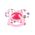 Nuby Soother Tritan Prism-Ortho Sil +18M Pink 1 st