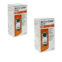 Accu-Chek Mobile Cassette - Test Duopack 2x50 pièces