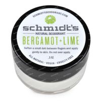 Schmidts Natural Deodorant Bergamot and Lime Travel 15 ml