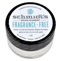 Schmidts Natural Deodorant Fragrance Free Travel 15 ml